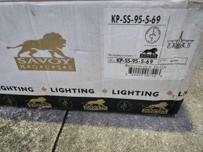 Savoy House Polar 5 Light Chandelier - Thumbnail 6