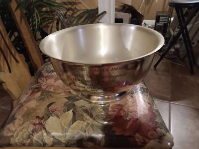 sterling silver presentation bowl