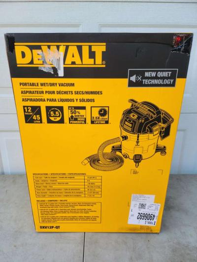 Dewalt Stealthsonic Quiet Wet Dry Shop Vacuum - Thumbnail 6