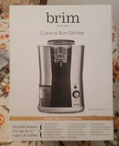 Brim Conical Burr Grinder  Coffee - Thumbnail 3