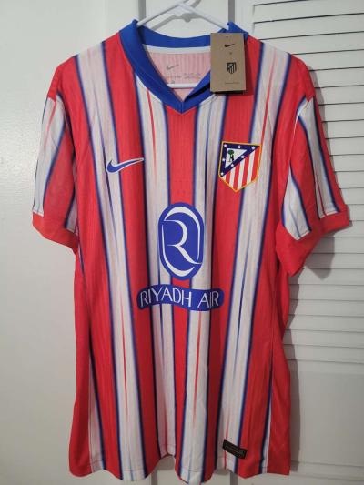 Atletico Madrid Soccer Jersey 2025 Player Version Size M L - Thumbnail 2