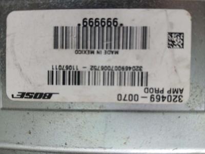 20172018 NISSAN ARMADA AMPLIFIER BOSE AUDIO SYSTEM  RH QUART - Thumbnail 3