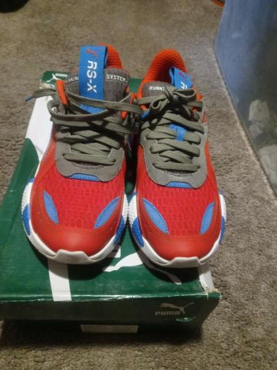 Puma Boys RSX Retro Jr Low LaceUp Sneakers JQ2 Red 37285701 - Thumbnail 3