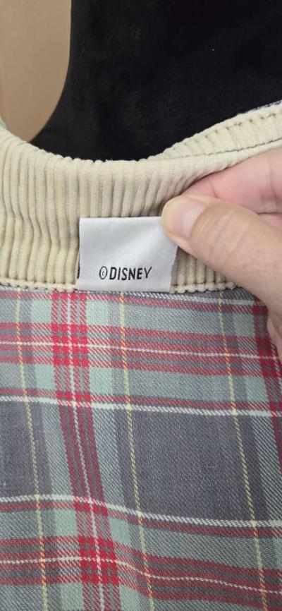 Vintage 90s Embroidery Flannel Lined Disney Store Denim Jack - Thumbnail 5