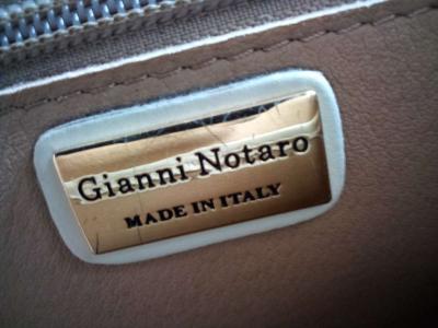 Gianni Notaro White Messanger Bag - Thumbnail 2