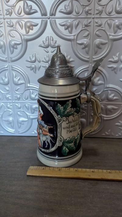 Original Thewald Vintage Edition Beer Stein Hunter And His D - Thumbnail 3