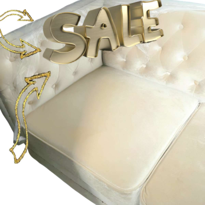 Brushed Velvet Chesterfield Sofa Couch Veun 865 by Rosdorf - Thumbnail 5