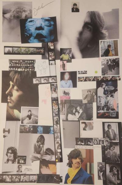 John Lennon Autograph on White album insert poster - Thumbnail 2