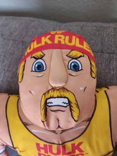 1990 WWF Hulk Hogan Wrestling Buddy By Tonka - Thumbnail 3