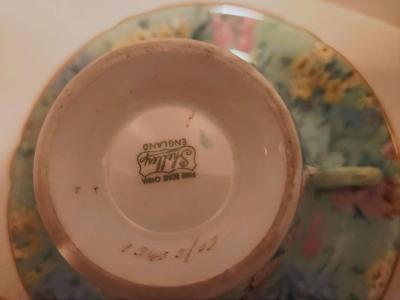 Chintz Cresmer Sugar Bowl and tray - Thumbnail 5
