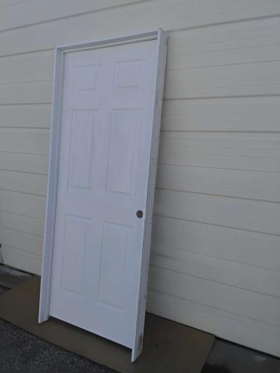 Nice White Prehon Interior Door Left Hand Swing 32 X 80 - Thumbnail 3