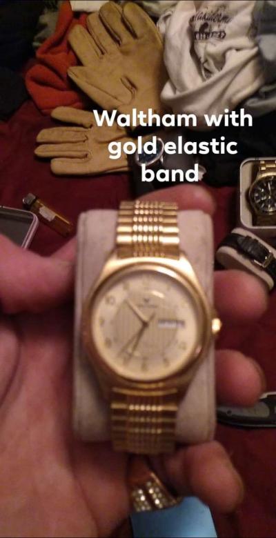 Waltham god watch with elastic band - Thumbnail 2