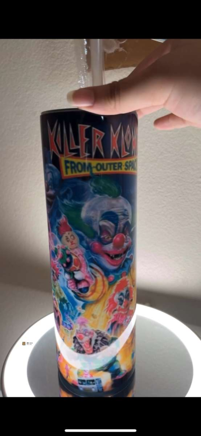 killer klowns 30oz tumbler - Thumbnail 3