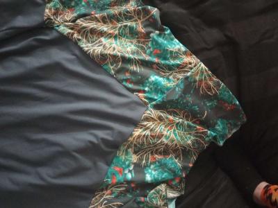 light flow light feel beautiful grey free with floral print - Thumbnail 4