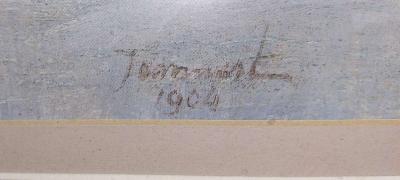 1904 signed Jeanniot painting - Thumbnail 2