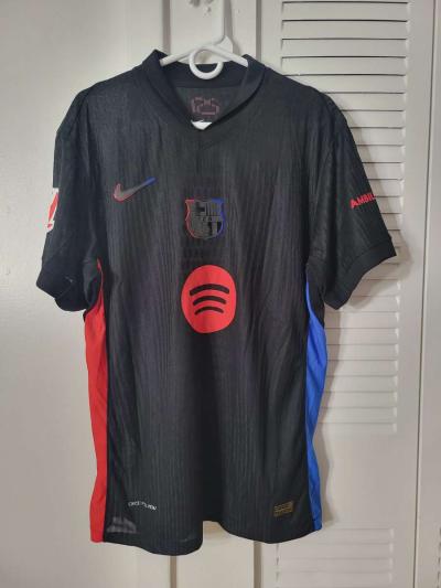 FC Barcelona Jersey Soccer Player Version Size XL 2XL Rapinh - Thumbnail 2