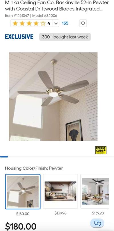 Minka Ceiling Fan - Thumbnail 4
