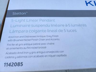 Kichler Stetton 5 Light Linear Pendant - Thumbnail 3