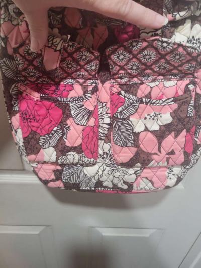 Pink Vera Bradley over the shoulder bag - Thumbnail 2