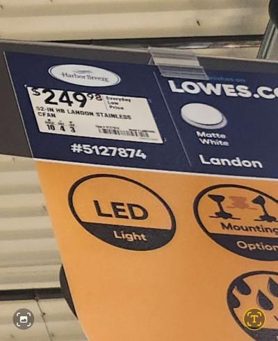 Harbor Breeze Landon Ceiling Fan - Thumbnail 3