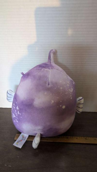 SQUISHMALLOW Easton Anglerfish Plush Purple Tie Dye Lantern - Thumbnail 3