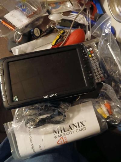LCD color digital portable TV by milanix - Adrian, Michigan
