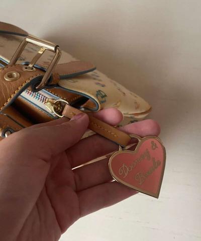 dooney Bourke Small leather multicolor used   mini tote - Thumbnail 5