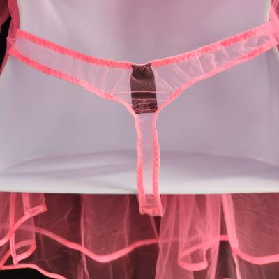 Victorias Secret Neon Pink Embellished Bust Babydoll - Thumbnail 5