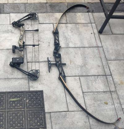 traditional bow compound bow and arrows - Thumbnail 3