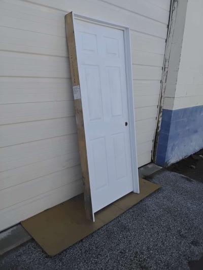 Nice White Prehon Interior Door Left Hand Swing 32 X 80 - Thumbnail 2