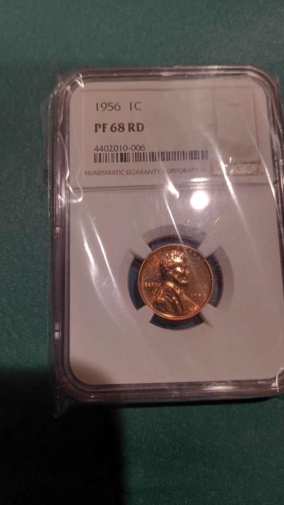 1956 LINCOLN WHEAT PENNY PROOF
