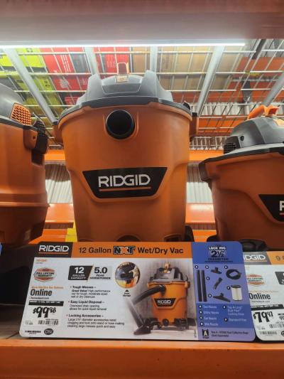 Ridgid 12 Gallon NXT Wet Dry Vac - Thumbnail 5