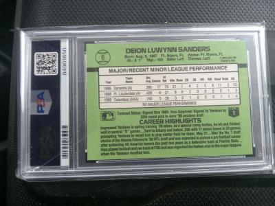 1989 Donruss rookies deion sanders - Thumbnail 2