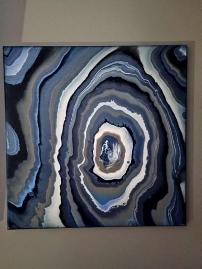 20in x 20in Acrylic Painting on Canvas - Thumbnail 4