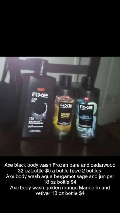 mens axe shampoo conditioner body wash and spray - Thumbnail 3
