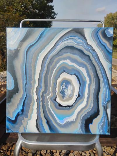 20in x 20in Acrylic Painting on Canvas - Thumbnail 3