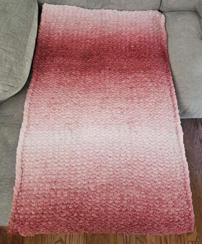 Soft Ombre Sofa Throw - Thumbnail 3