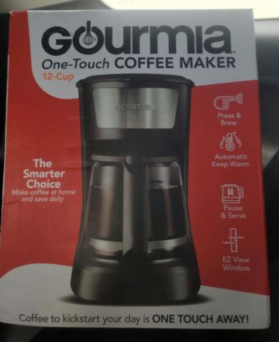 Gourmia One Touch Coffee Maker 12Cup - Thumbnail 2