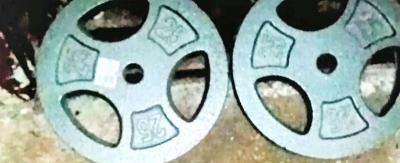 two standard 25 lb weight plates - Thumbnail 3