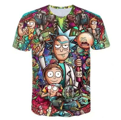 Rick and Morty 3D Oneck summer unisex tshirt tees  shirt S M - Garden Grove, California