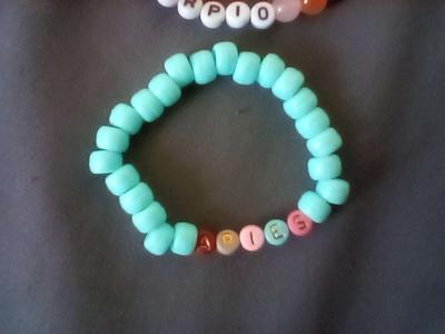 handmade bead and string zodiac bracelets I made myself - Thumbnail 2