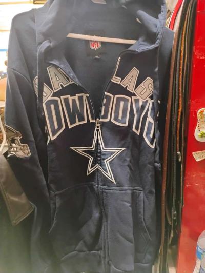 Men Dallas Cowboys Zip Up Jacket - Thumbnail 2