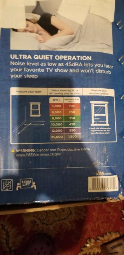 Midea air conditioner 12000 BTU window air conditioner - Thumbnail 6