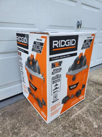 Ridgid 12 Gallon NXT Wet Dry Vac - Thumbnail 4