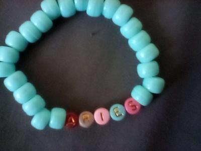 handmade bead and string zodiac bracelets I made myself - Thumbnail 3