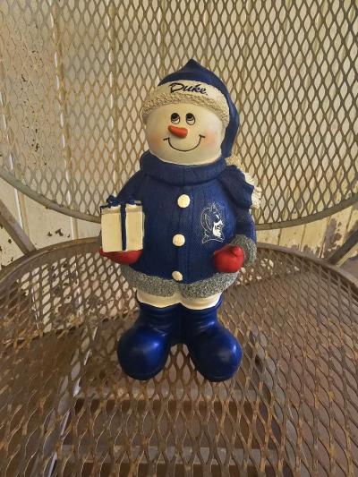 NCAA DUKE BLUE DEVILS SNOWMAN
