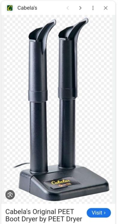 Cabelas Original PEET Electric Boot Drying Rack - Thumbnail 4