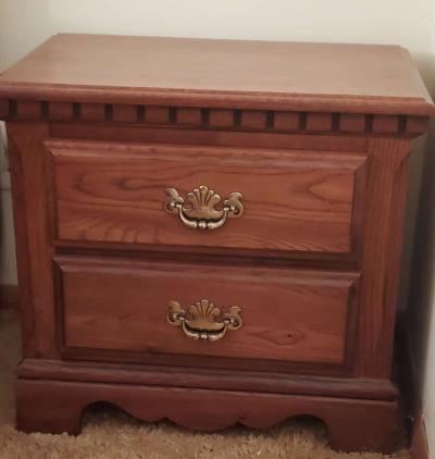 3 Piece Full Size Bedroom Set Dresser Nightstand - Thumbnail 2