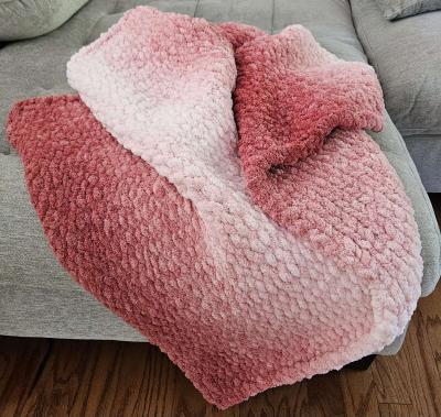 Soft Ombre Sofa Throw - Thumbnail 5
