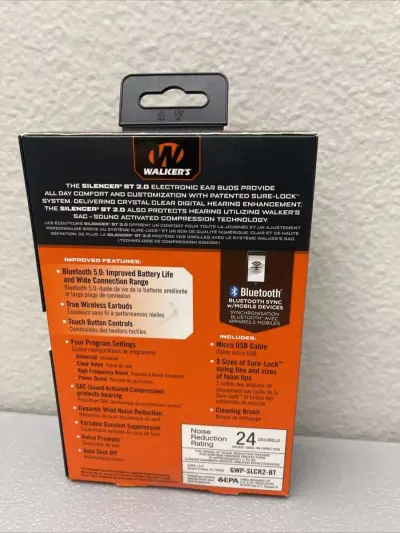 Like New Walkers Earsbuds Wireless Blutooth Silencers - Thumbnail 3